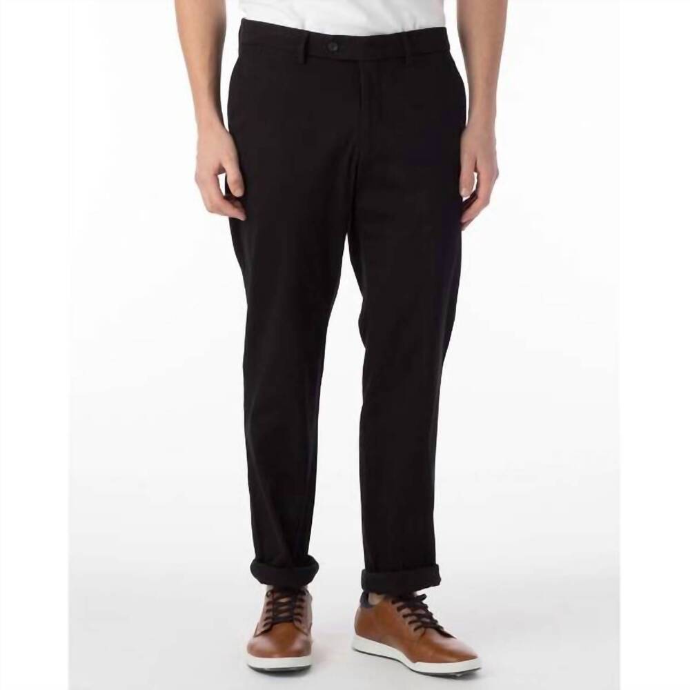 NEW BALLIN atwater perma pima twill khaki pants in black